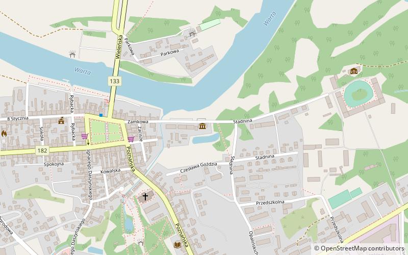 Zamek Opalińskich location map