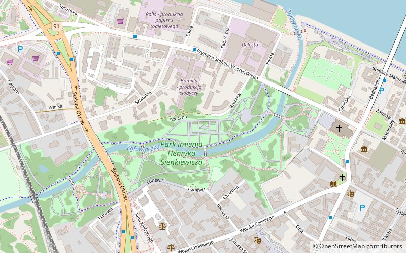 Henryk Sienkiewicz Park location map