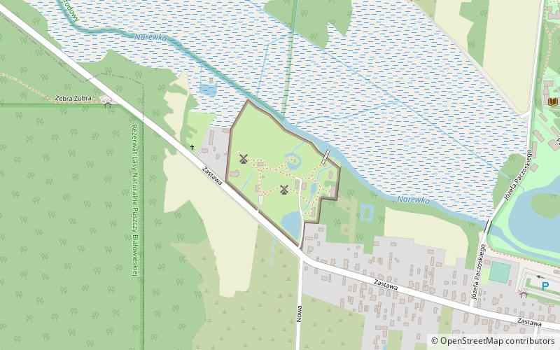 Skansen w Białowieży location map