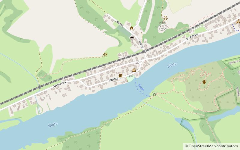 Gród Santocki location map