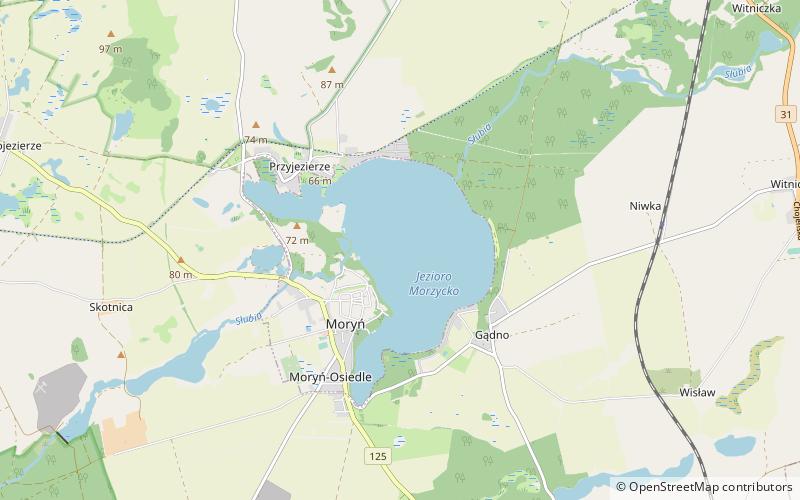 Morzycko location map
