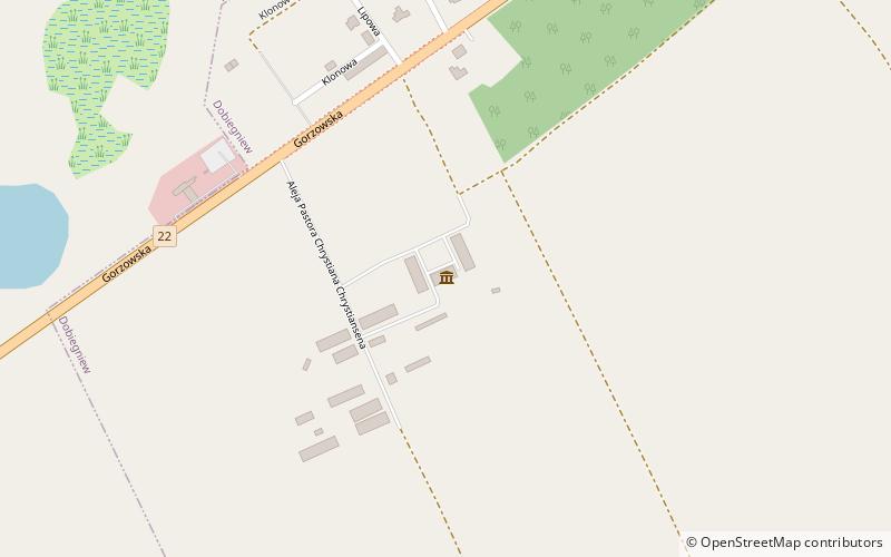 Oflag II C Woldenberg location map