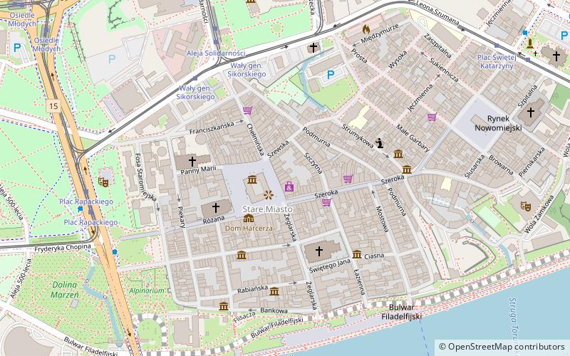 kamienica pod gwiazda torun location map