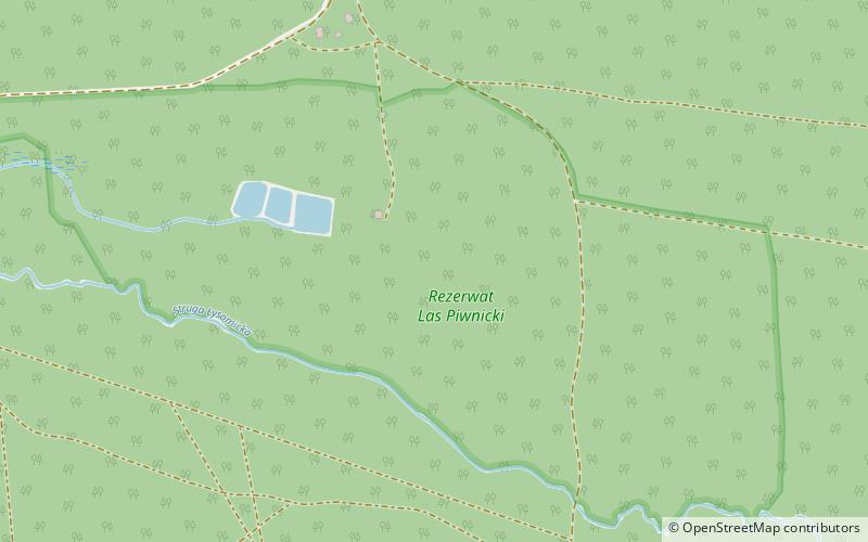 Rezerwat Las Piwnicki location map