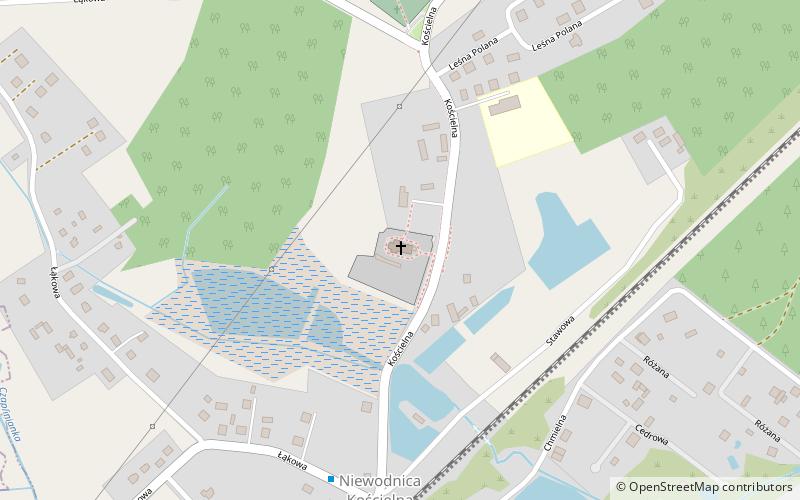 Sanktuarium św. Antoniego Padewskiego w Niewodnicy Kościelnej location map