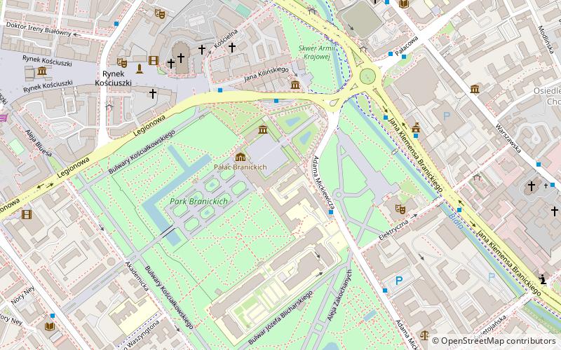 uniwersytet medyczny bialystok location map