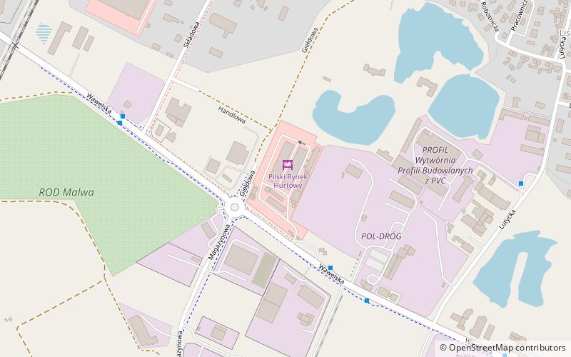 pilski rynek hurtowy pila location map