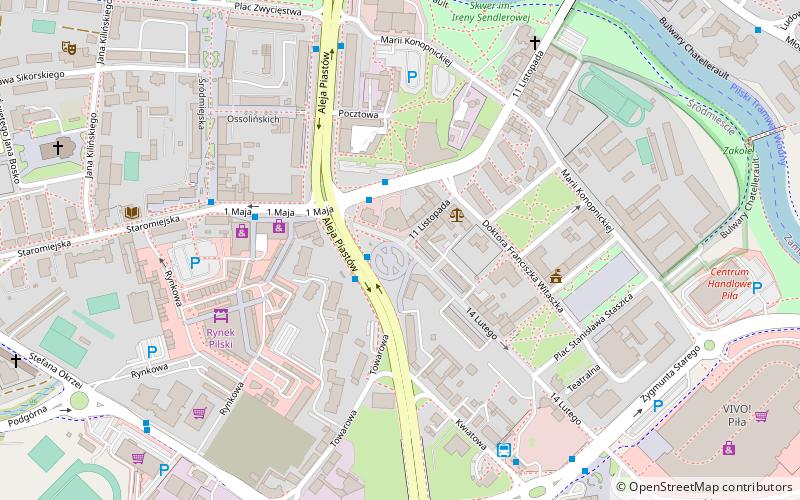plac stanislawa staszica pila location map