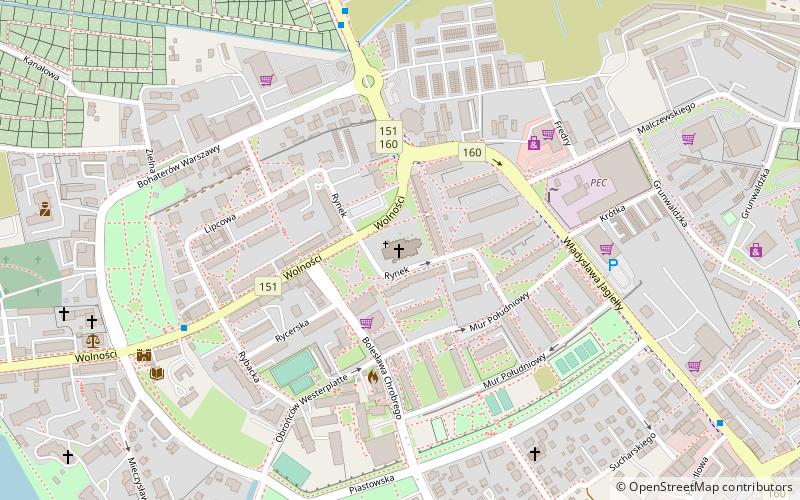 Kościół Narodzenia Najświętszej Maryi Panny w Choszcznie location map