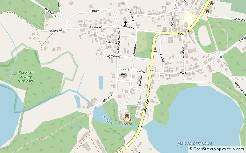 Kościół Wniebowzięcia Najświętszej Maryi Panny w Tucznie location map