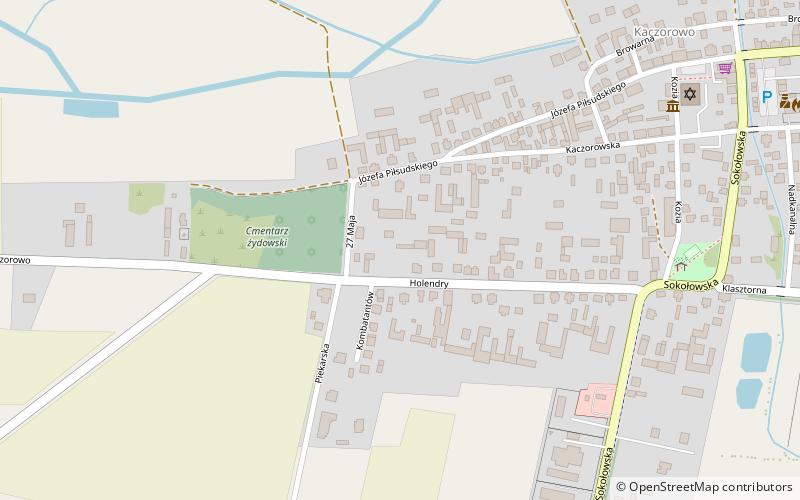 jewish cemetery in tykocin location map