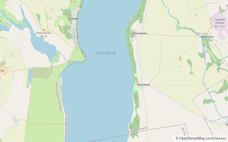 Miedwie location map