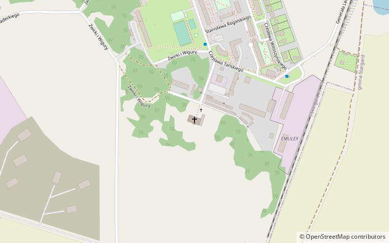 Parafia Najświętszego Serca Jezusowego w Stargardzie location map