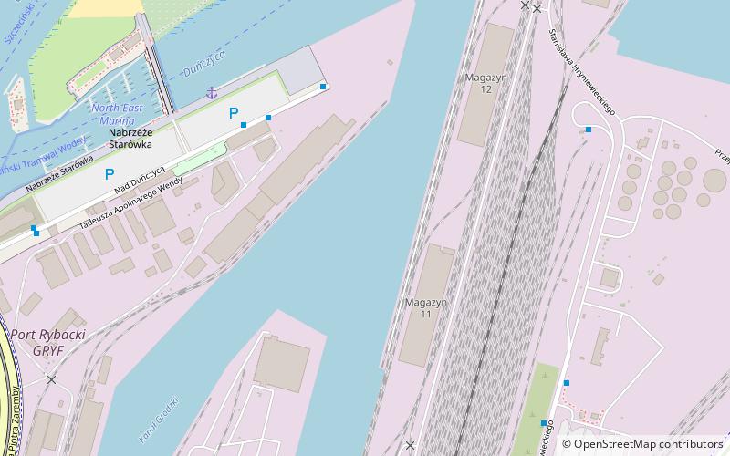 Puerto de Szczecin location map