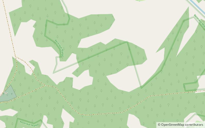 Rezerwat Małga location map