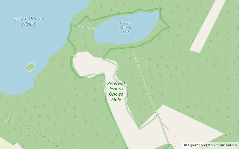 Rezerwat Jezioro Orłowo Małe location map