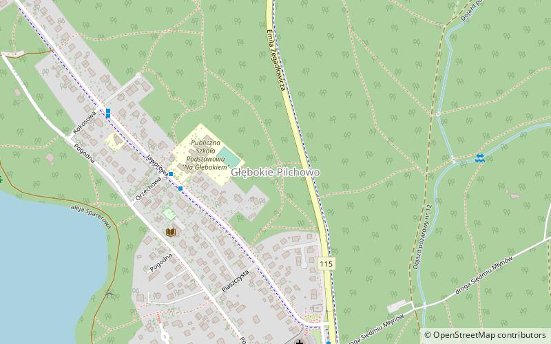 glebokie szczecin location map