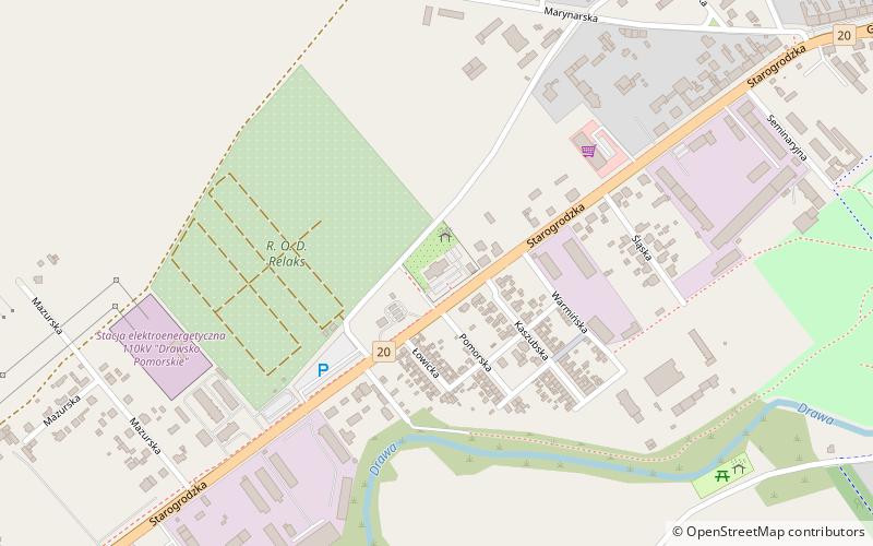 Nadleśnictwo Drawsko location map