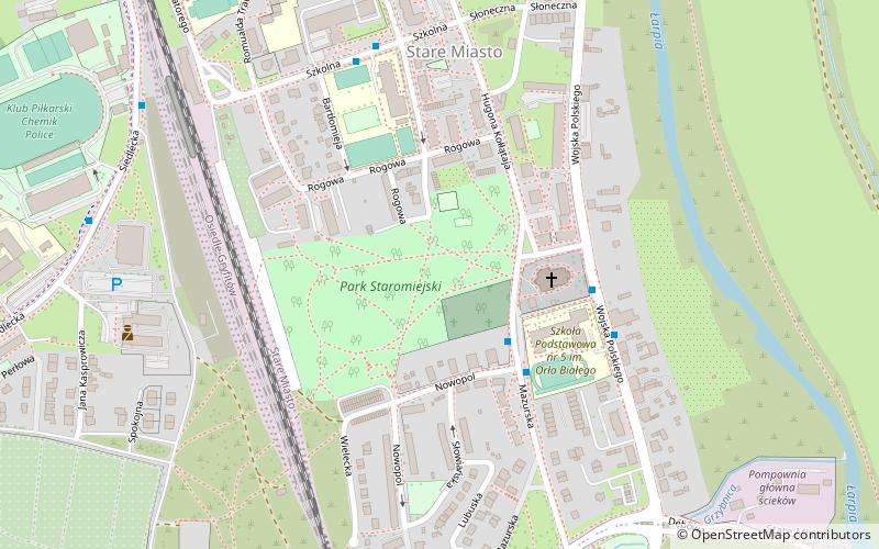 Lapidarium Polickie location map