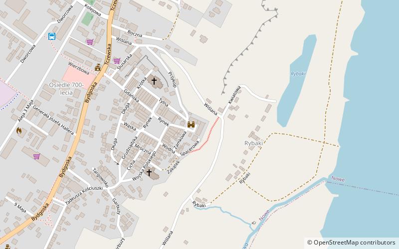 Ordensburg Neuenburg location map