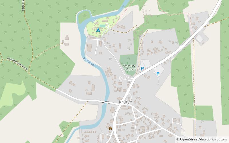 Krutyń location map