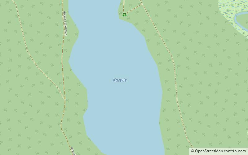 Karwowo Lake location map