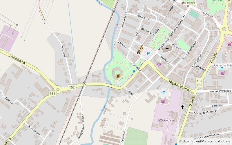 Schloss Świdwin location map