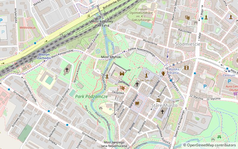 Zamek Kapituły Warmińskiej location map