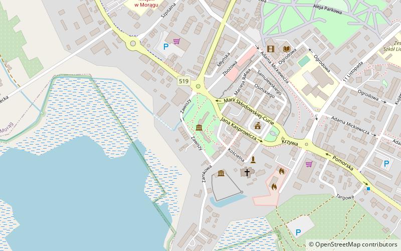 palac dohnow morag location map