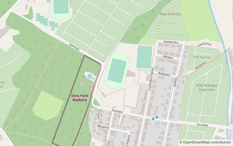 Park Linowy - Jumpy Park Malborkstones location map