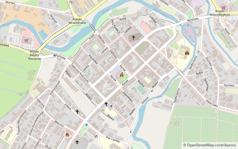 Ratusz w Trzebiatowie location map