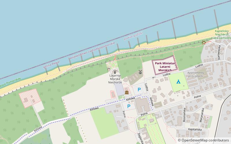 Phare de Niechorze location map