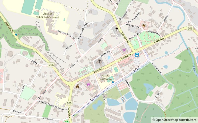 Kościół Wniebowzięcia Najświętszej Maryi Panny w Polanowie location map