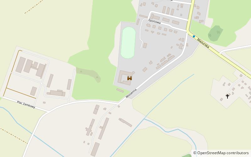 Ordensburg Barten location map
