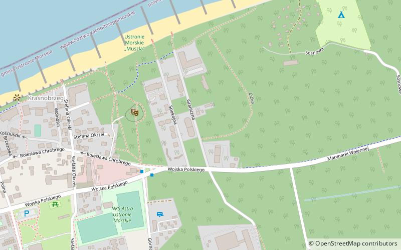 Park linowy location map
