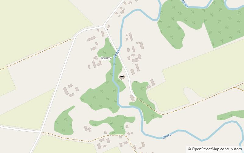 Cerkiew Zaśnięcia Najświętszej Maryi Panny w Asunach location map