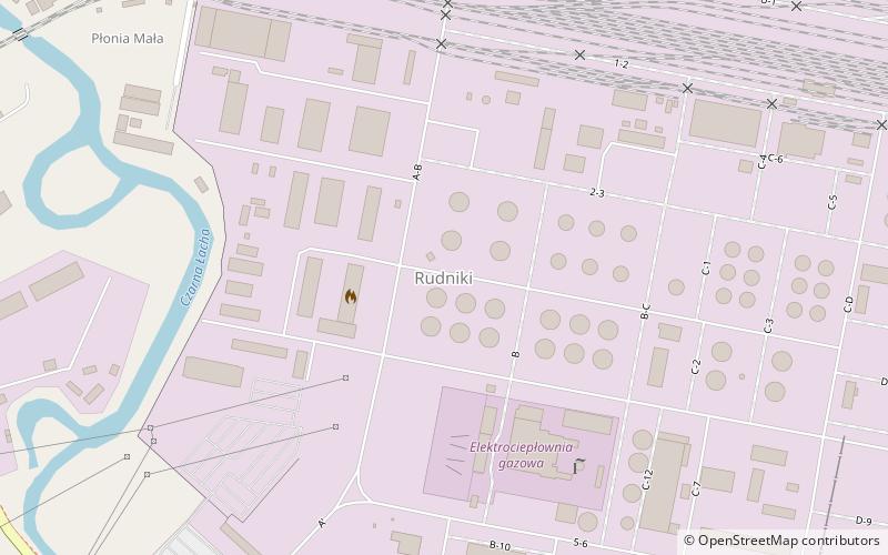 Rudniki location map
