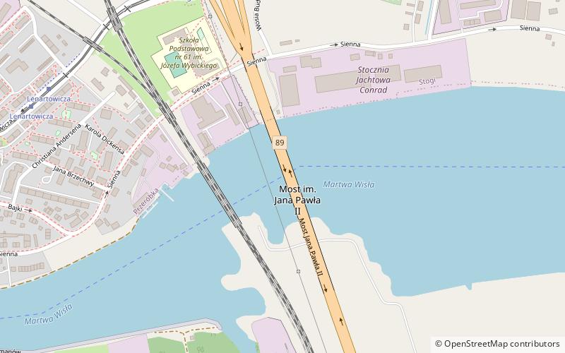 Most im. Jana Pawła II location map
