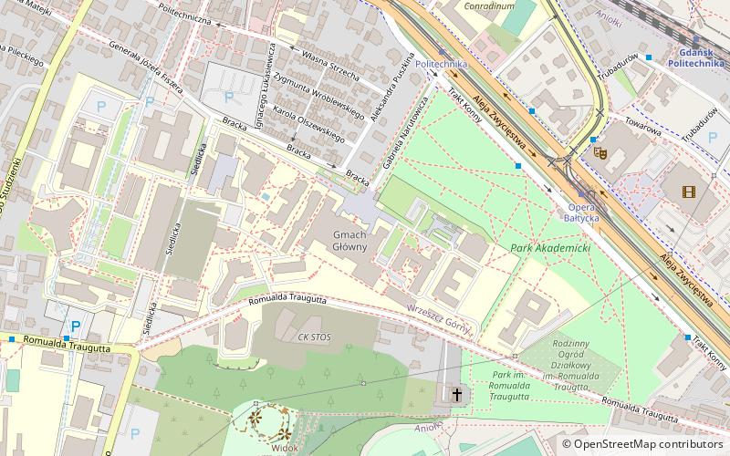 biblioteka politechniki gdanskiej location map
