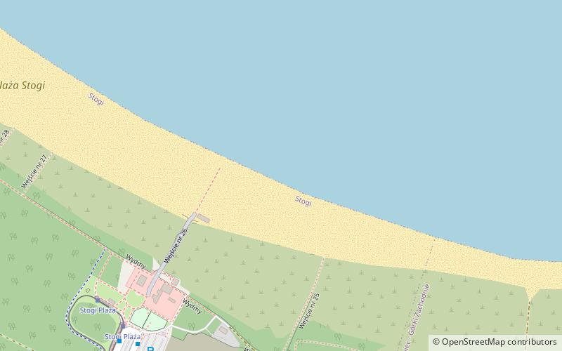 Plaża Stogi location map