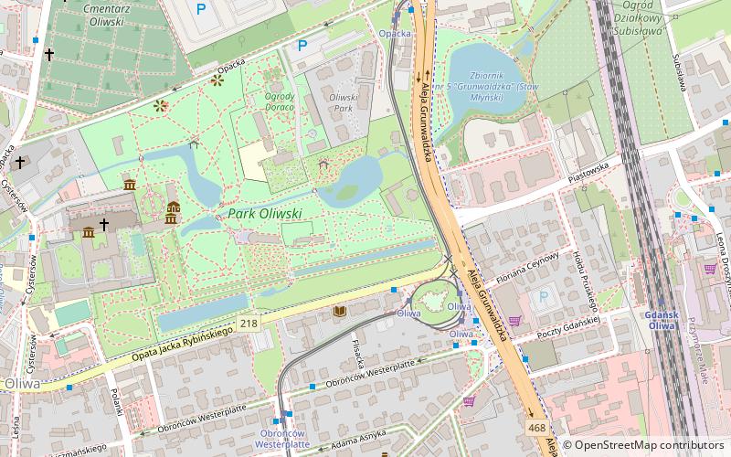 Orle Botanical Garden location map