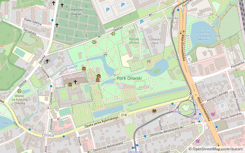 Park Oliwski location map