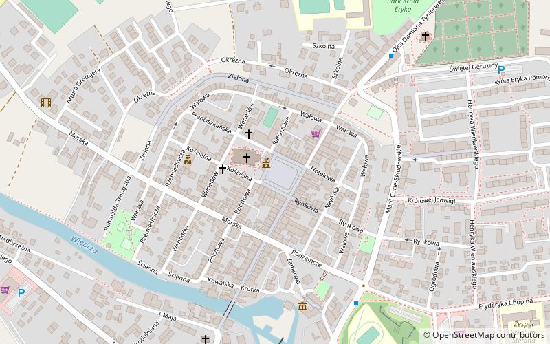 Fontanna Rybak location map