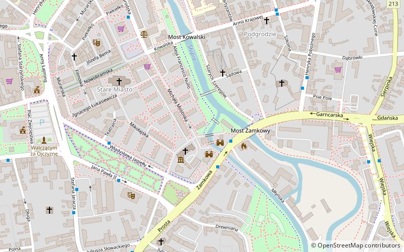 Słupsk Castle location map