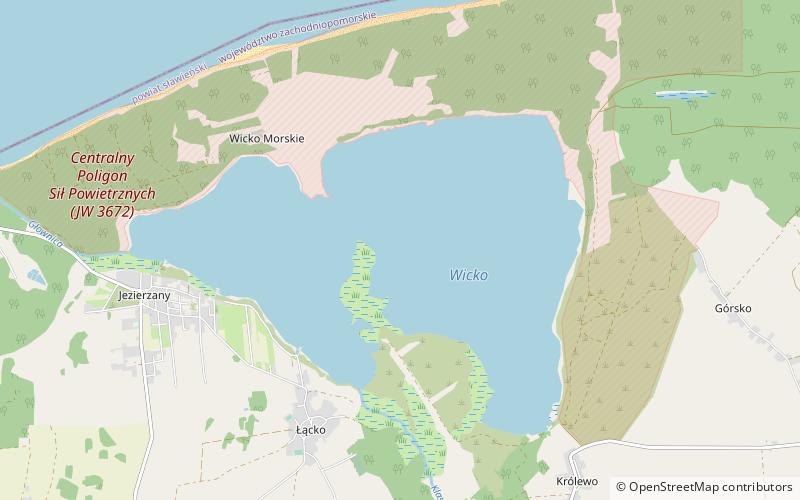 Wicko Lake location map