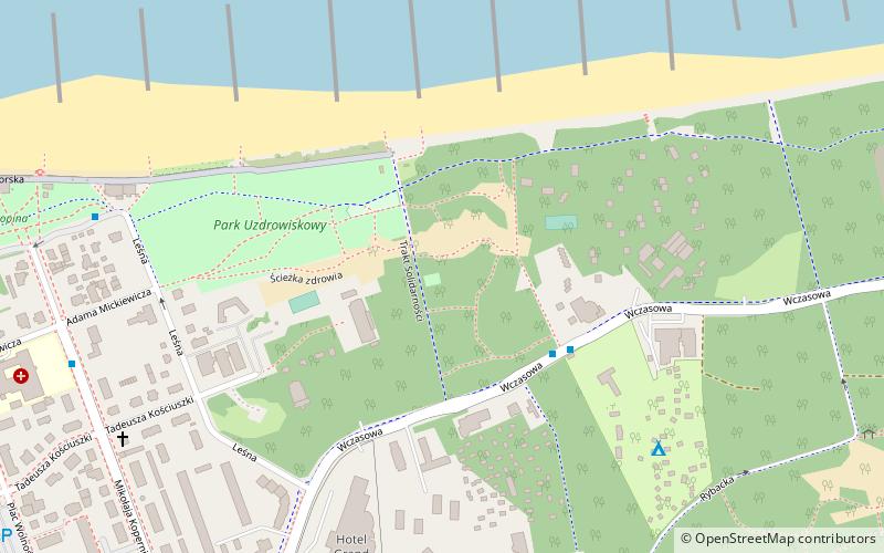 Park linowy location map