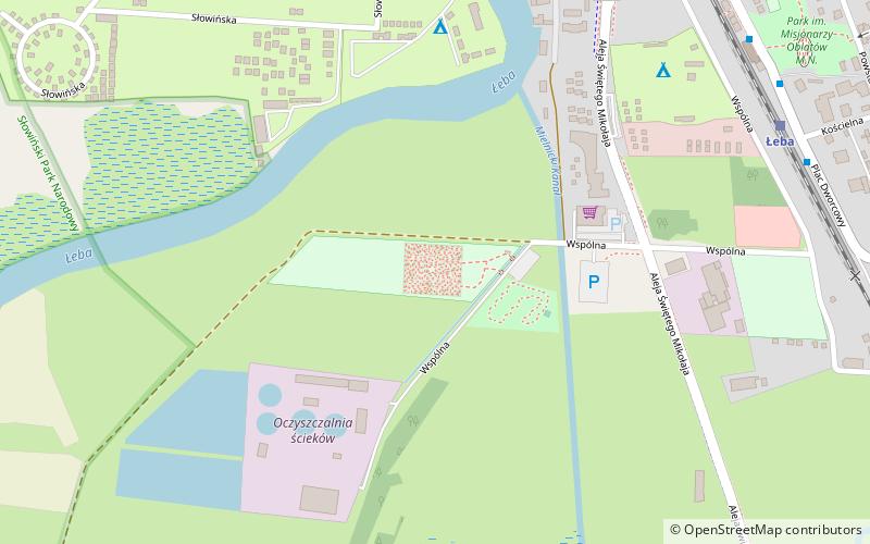 Labirynt Park Łeba location map