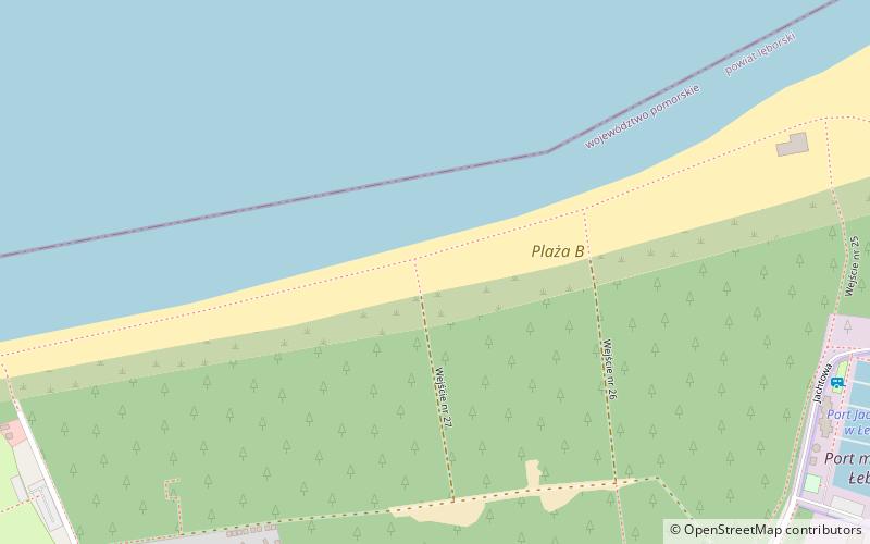 Plaża B location map
