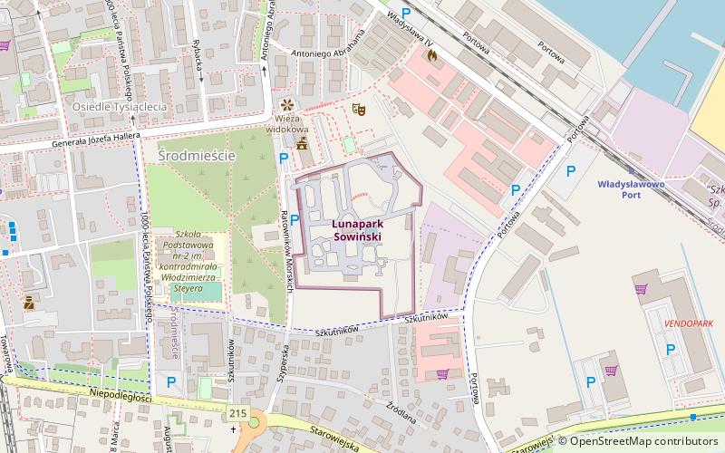 Lunapark Sowiński location map