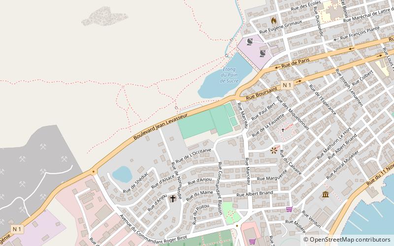 stade john girardin location map